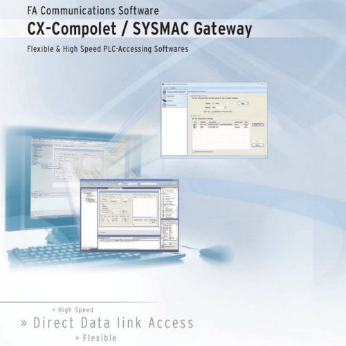 Picture of CX-COMPOLET-EV1, 1 License with components to create programs for com. between PC's and PLC's