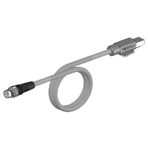 Picture of Ethernet Cat.5 kaabel RJ45 ja M12 pistikutega, PVC, 2 m, Omron