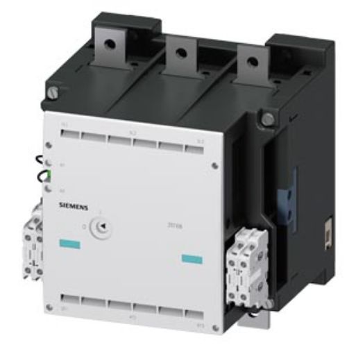 Picture of Vaakumkontaktor 3P, 630A, 335 kW/400VAC/AC-3, 200-240VAC, 4NO+4NC, Siemens