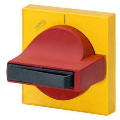 Picture of HANDLE 8UC7 HANDLE RED, MASKING FRAME YELLOW SPARE PART FOR 8UC7121-8BD15, Siemens