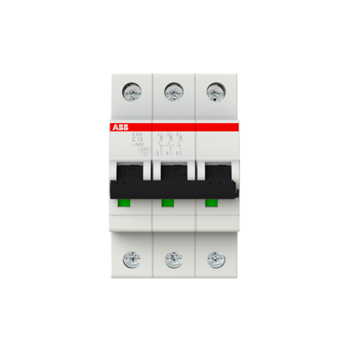 Picture of Moodulkaitselüliti S200 3P, 13A, C, 6kA, ABB