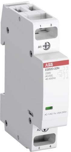 Picture of Moodulkontaktor 20A 2NC 230VAC/DC 1 moodul, ABB