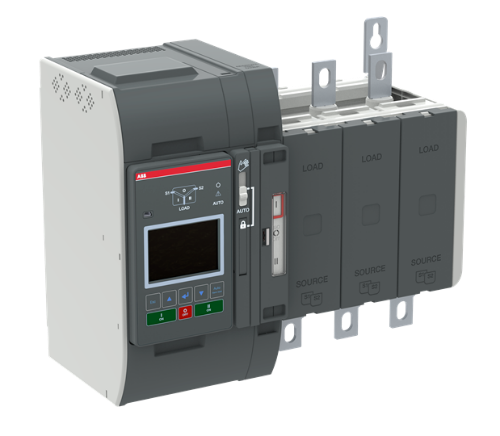 Picture of Ümberlüliti TRUONE kontrolleri ja mootorajamiga, 3P, 1-0-2, 315A AC-31B/AC-33B, Lv3 LCD kontr., ABB