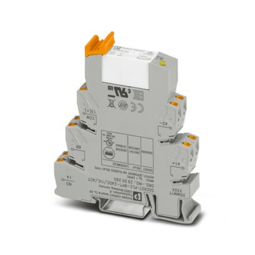 Picture of Minirelee+pesa(14mm) PLC, 1NO, 6A, 24DC, LED, Push-in, Phoenix