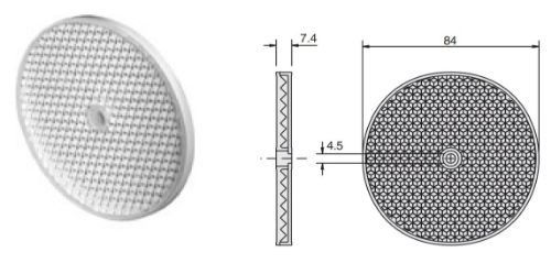 Picture of Reflektor ø 84, Omron 
