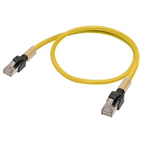 Picture of Ethernet Cat.6 patch kaabel, LSZH double shielding, kollane, 0.3m, Omron