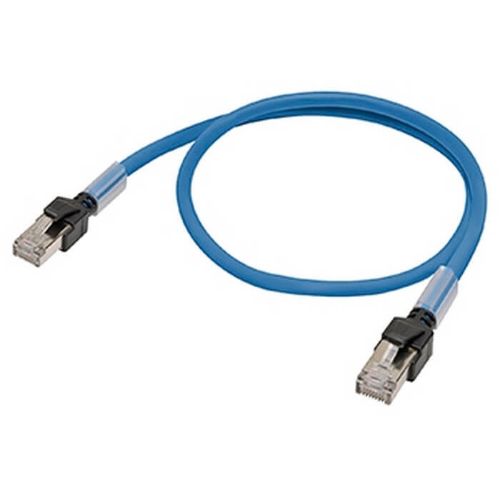 Picture of Ethernet Cat.6 patch kaabel, LSZH double shielding, sinine, 1 m