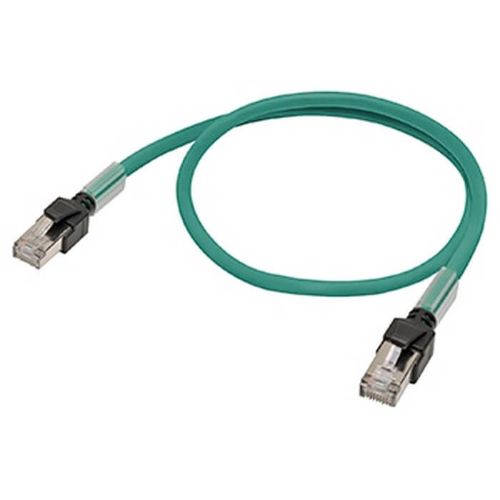 Picture of Ethernet patch cable, F/UTP, Cat.6A, LSZH (Green), 7.5 m