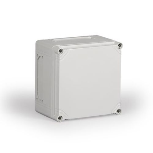 Picture of Polükarbonaatkarp Cubo C, 200x200x132mm, IP66/67, halli kaanega, 4xB avad, Ensto