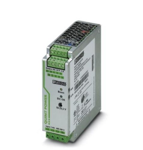 Picture of Toiteplokk QUINT, 2F ja 3F, 24VDC 5A 120W, 320-575VAC/450-800VDC, Phoenix