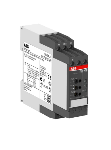 Picture of Pingekontrollirelee 1F, min 3-30V, 3-60A, max 30-300V, 60-600V, 1CO, 24-240VAC/DC, ABB