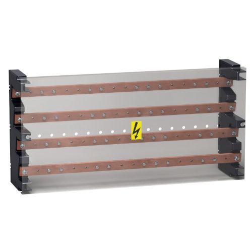 Picture of Linergy BS - 4P multistage busbar block 160A - 52 holes - 235x470x115, Schneider