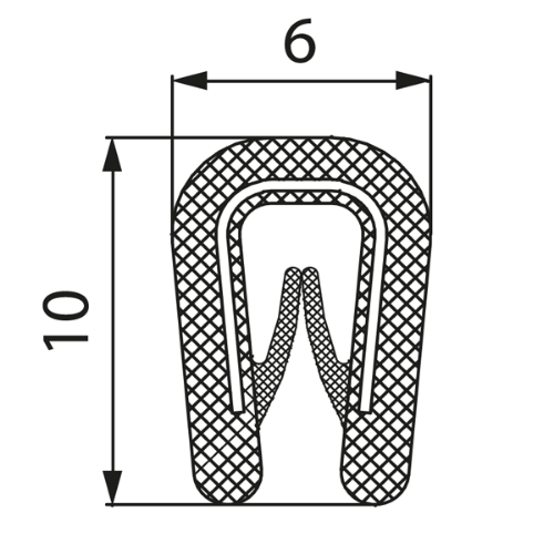 Picture of Plekkserva kaitse 1.0-2.0mm, RAL7035 hall, 100m rull, Morek