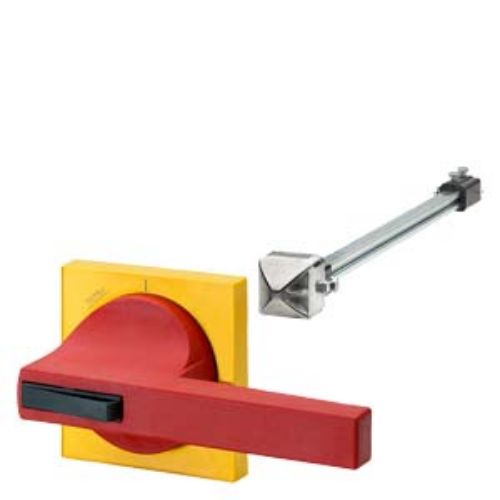 Picture of Door operating mechanism 8UC7 Handle red/blue-green Basic masking frame yellow for switch d, Siemens