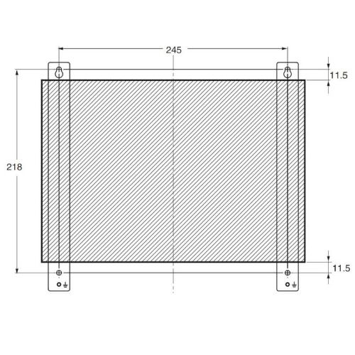 Picture of Wall mount bracket for Box PC, Omron