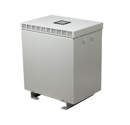 Picture of Trafo Pri:3x230V Sec:3x400V+N,  P:16kVA IP23 ühendus Dyn11, 8In, Polylux