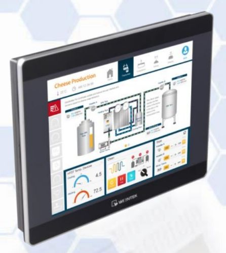 Picture of Weintek HMI 9.7 TFT 4:3 1024x768 RS-232/RS-485/Can BUS RS485 MPI USB Ethernet IP65 Plastic