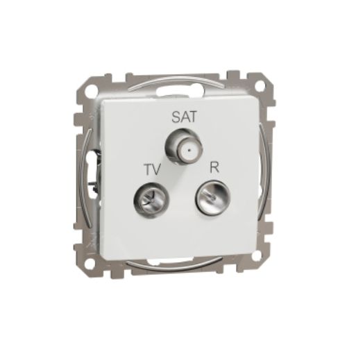 Picture of Antennipesa, TV-R-SAT lõpp 4dB, valge, SEDNA DESIGN