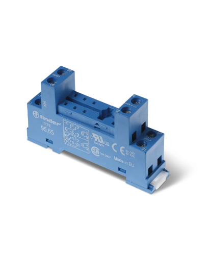 Picture of Releepesa 95.65, 1 ja 2 CO kontakti, metall.fiksaator, DIN-latile, kruviklemm, Finder