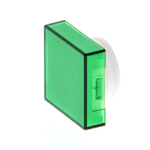 Picture of Pushbutton, illuminated, square, IP40, green, Omron