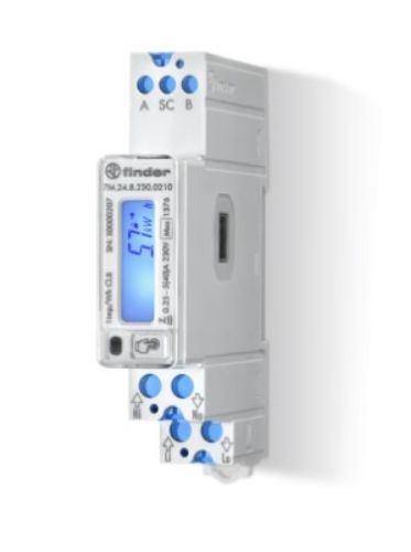 Picture of Moodularvesti 1F 40A MID 1-tariif, klass B, Modbus RTU, laius 1mood, Finder