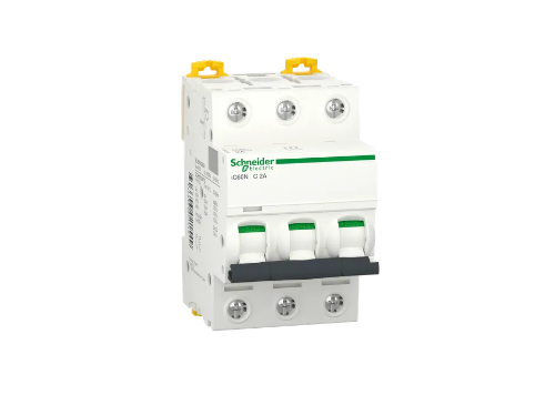 Picture of Moodulkaitselüliti iC60N, 3P, 2A, C, 6kA, Schneider