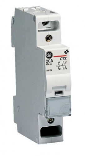 Picture of Moodulkontaktor 20A,1NO+1NC,24V AC, 1 moodul, GE 