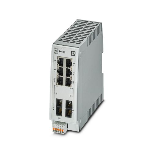 Picture of Industrial Ethernet Managed Switch 6x10/100Mbps, 2xSC 100Mbps, ProfiNET, Phoenix Contact