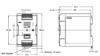 Picture of Toiteplokk S8VK-X, 24VDC 3.75A 90W, EthernetIP, 100-240VAC/90-350VDC, Omron