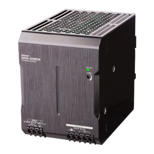 Picture of Toiteplokk S8VK-G, 24VDC 20A 480W, 100-240VAC/90-350VDC,  Omron