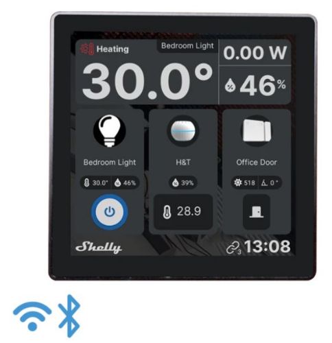 Picture of Wi-Fi 2.4 GHz, BT, puuteekraan, must, Shelly