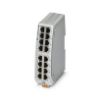 Picture of Narrow Ethernet QoS switch, 16xRJ45 10/100Mbps, -10...60C, 24VAC/DC, IP30, Phoenix Contact