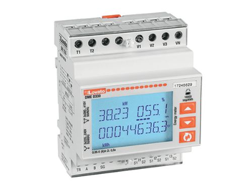 Picture of Moodularvesti 3F trafodele .../5A MID 2-tariifi, RS485 Modbus RTU, klass B, laius 4mood, DMED3 LOVAT