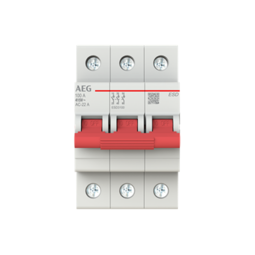 Picture of Pealüliti ESD, 3P, 100A, AEG