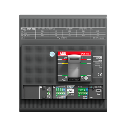 Picture of Kaitselüliti XT2N 4P, 160A, 36kA elektroonne Ekip LS/I, ABB