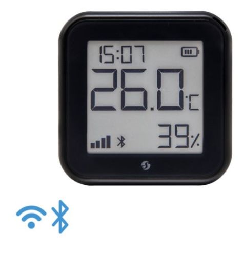 Picture of Wi-Fi 2.4 GHz, H&T GEN3 BT, temperatuuri- ja niiskuseandur, must,  Shelly