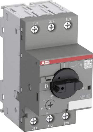 Picture of Mootorikaitselüliti MS116, 0.63-1.0A 50kA, ABB