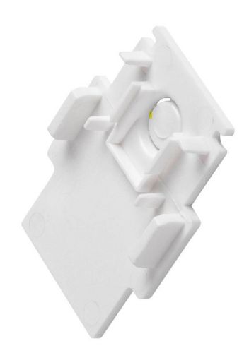 Picture of 48V TRACK, white End cap for recessed mounting track SLV