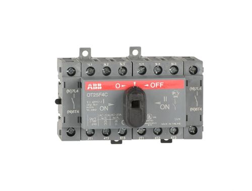 Picture of Ümberlüliti 4P, AC22 500V/25A 690V/25A, AC23 500V/20A 690V/11A, ABB