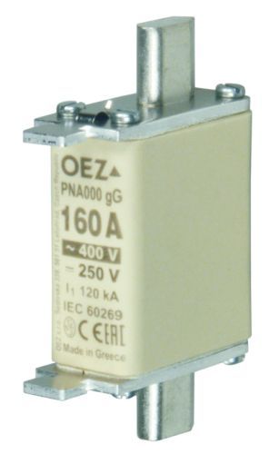 Picture of Sular PNA000, 160A, gG, 400VAC/250VDC, OEZ