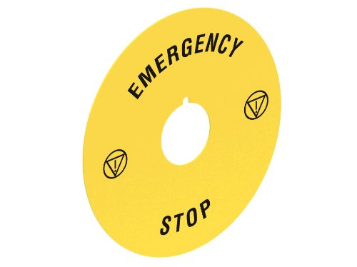 Picture of Ohulüliti LPX, KOLLANE ketas ø90 mm Emergency-Stop, Lovato