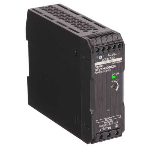 Picture of Toiteplokk S8VK-G, 24VDC 2.5A 60W, 100-240VAC/90-350VDC, Omron