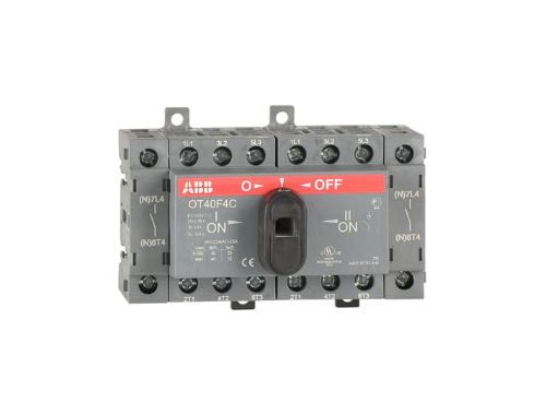 Picture of Ümberlüliti 4P, AC22 500V/40A 690V/40A, AC23 500V/23A 690V/12A, ABB