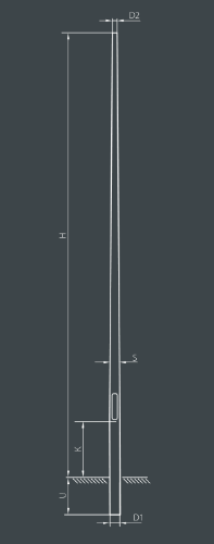 Picture of Koonusmast H6m CP6500-60