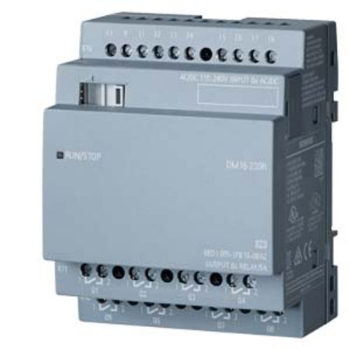 Picture of Laiendusmoodul LOGO8 DM16 230R, 230VAC, 8DI, 8DO ( relee ), Siemens