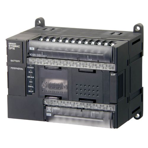 Picture of CP1E, 8kStep/kWord, 24VDC 18DI 12DO (relee), RS232+ 1 serial + 3, USB