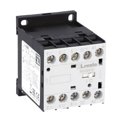 Picture of Minikontaktor BG09, 3P, 9A, 4kW, 1NC, 230VDC, Lovato