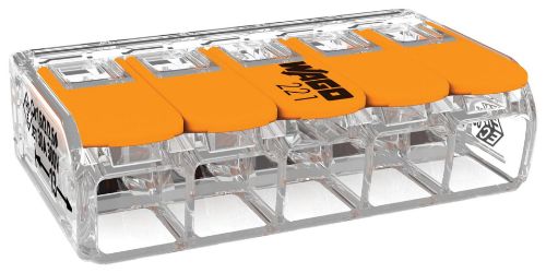 Picture of Ühendusklemm WAGO 5x0.5-6.0 mm² avatav, peen.-, jämekiud ja plank juhtmele Cu