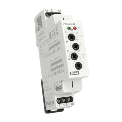 Picture of Moodulaegrelee CRM-2H, asümmeetriline ON/OFF, 1CO, 0.1s-100p, 12-240VAC/DC, Elko