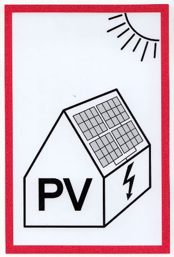 Picture of Kleebis Päikeseelektri Paneelid 100x150mm SOLAR